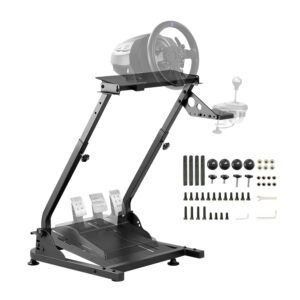 Racing Wheel Stand – Adjustable & Sturdy Simulator Cockpit